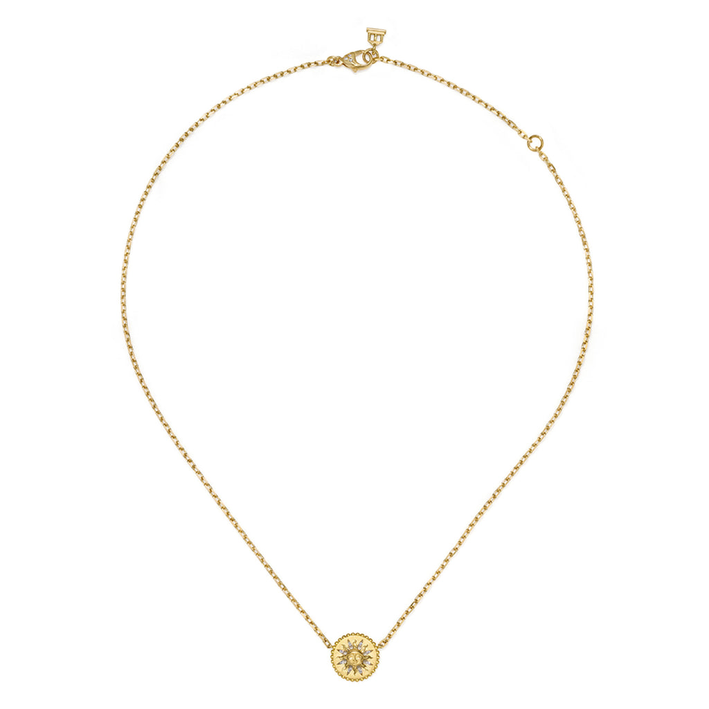 【TEMPLE OF THE SUN】Denarii Statement Necklace/18k/COSMO Denarii Statement Necklace Gold Vermeil – Temple of the Sun