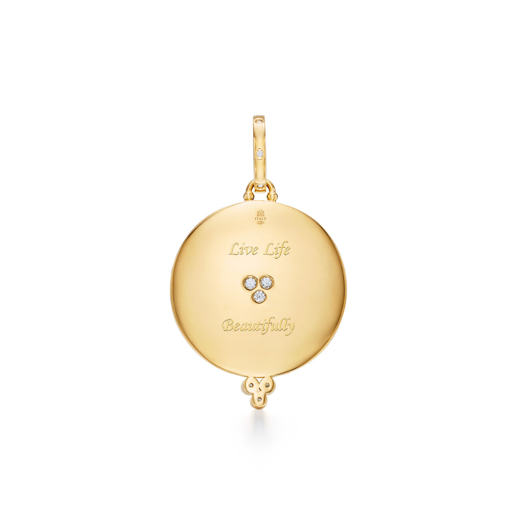 18K Large Luna Pendant – Temple St. Clair 18K Large Luna Pendant – Temple St. Clair