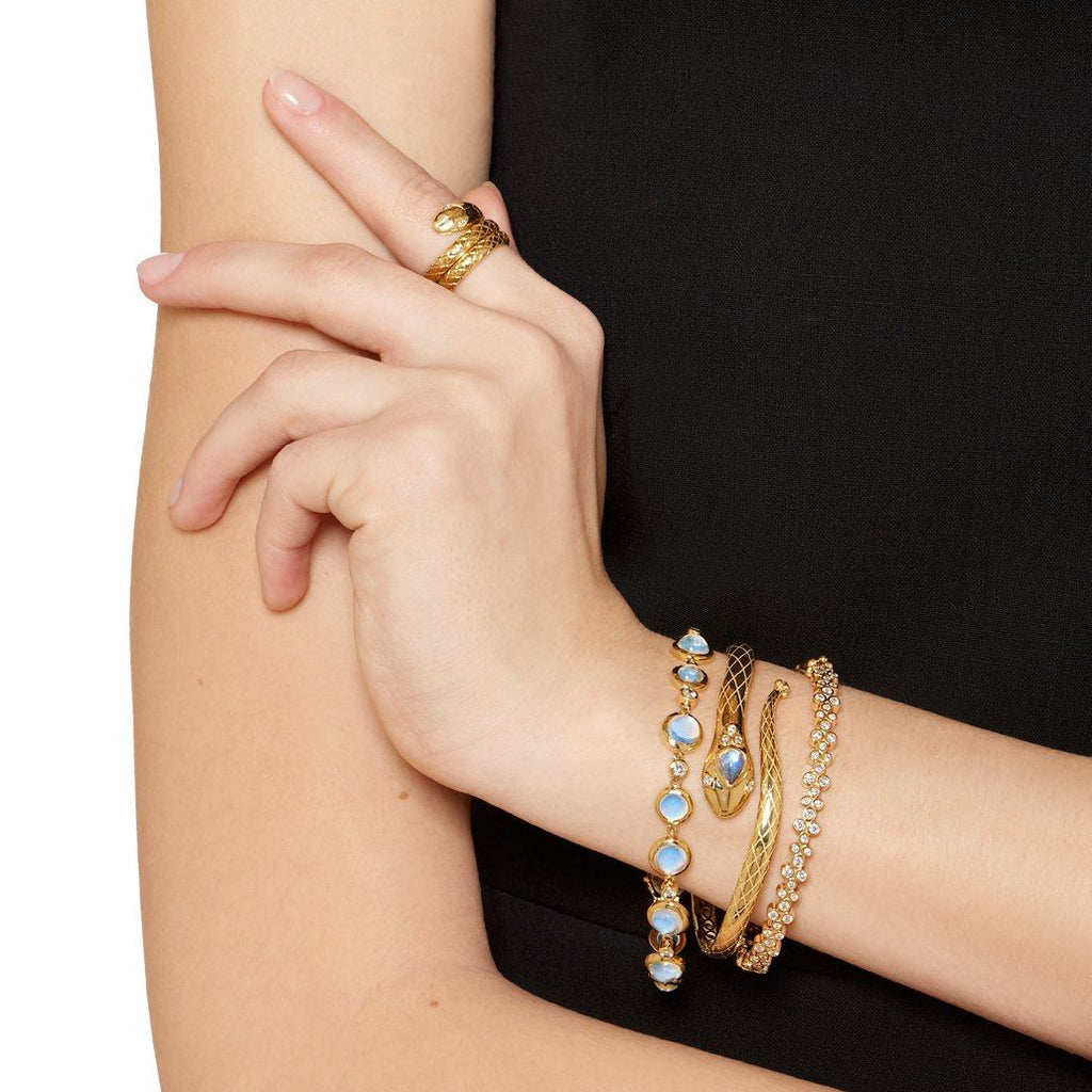 18K Full Moon Bracelet – Temple St. Clair