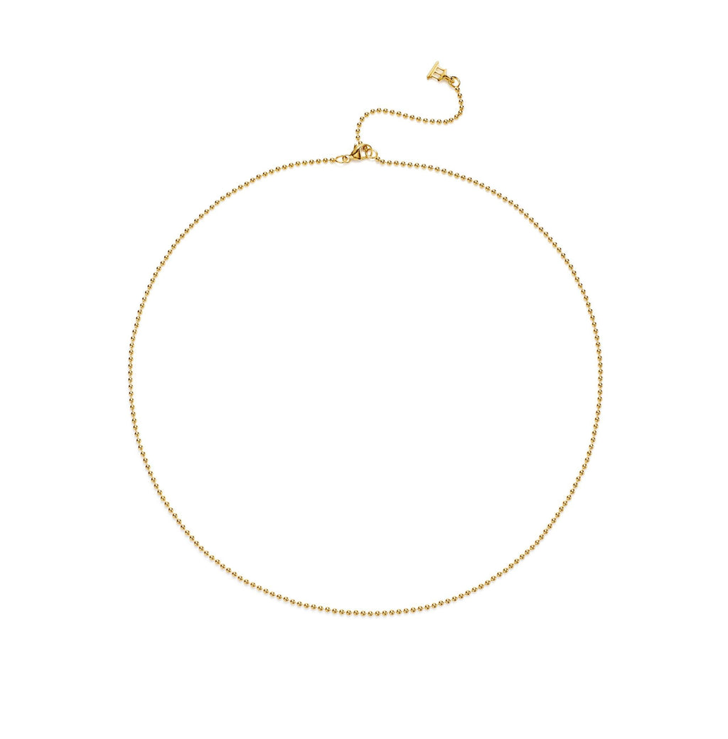 Temple St. Clair Ball Chain Necklace Yellow Gold