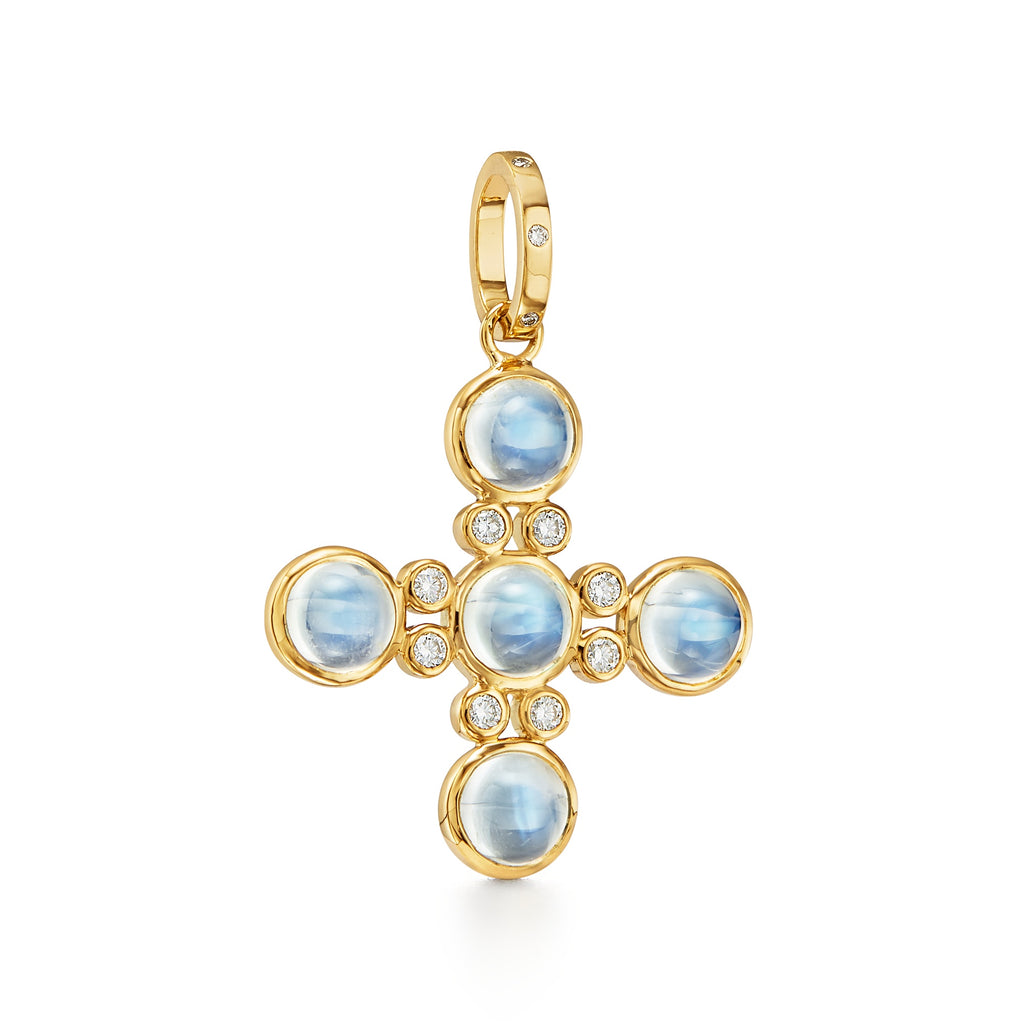 18K Four Elements Cross – Temple St. Clair