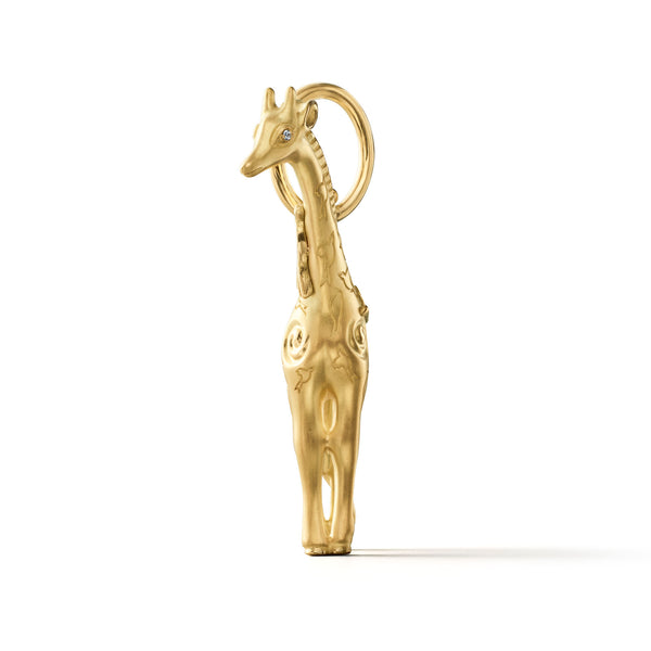 18K Large Twiga Giraffe Pendant