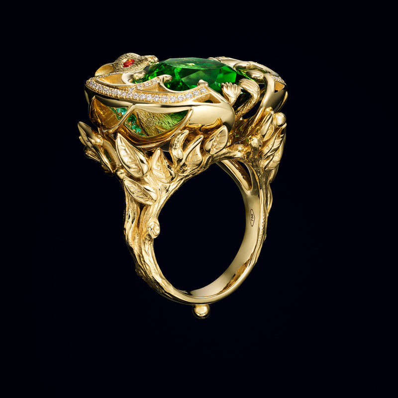 18K Bat Ring