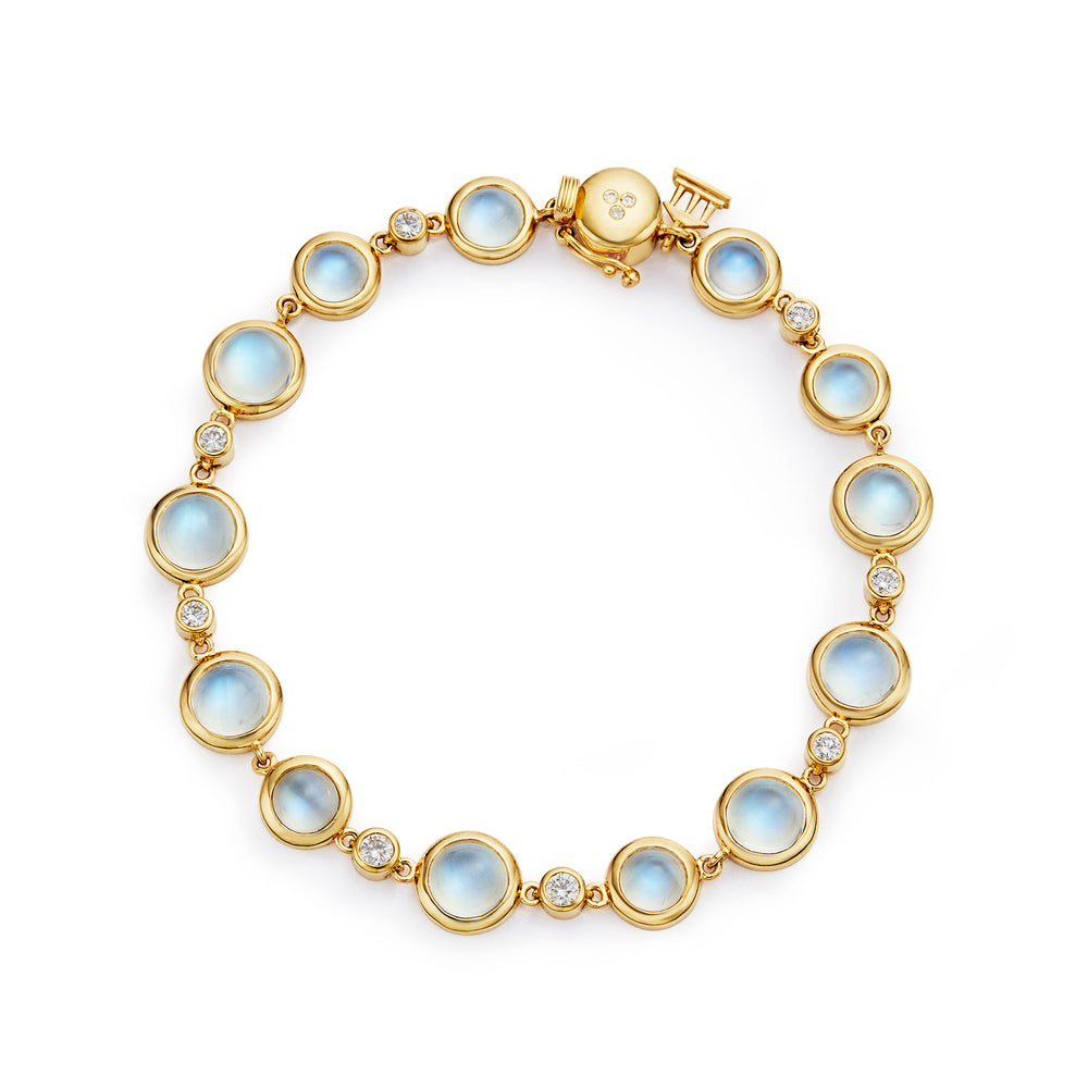 18K Full Moon Bracelet