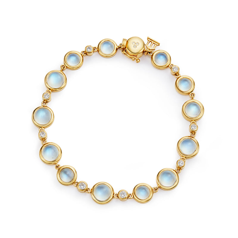 18K Full Moon Bracelet