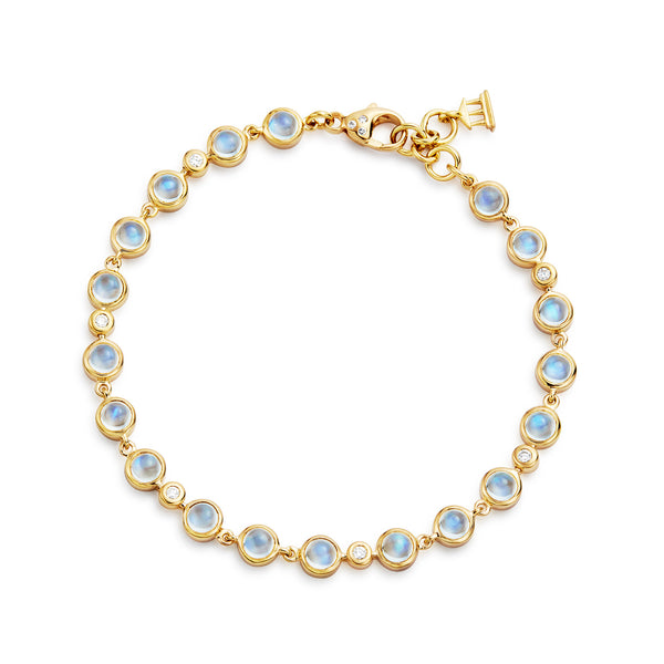 18K Blue Moon Link Bracelet