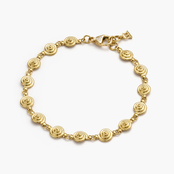 18K Spiral Bracelet