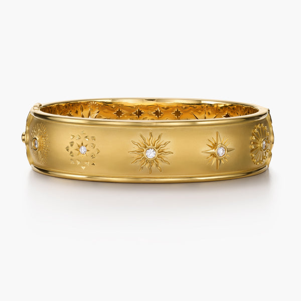 18K Diamond Starburst Bracelet