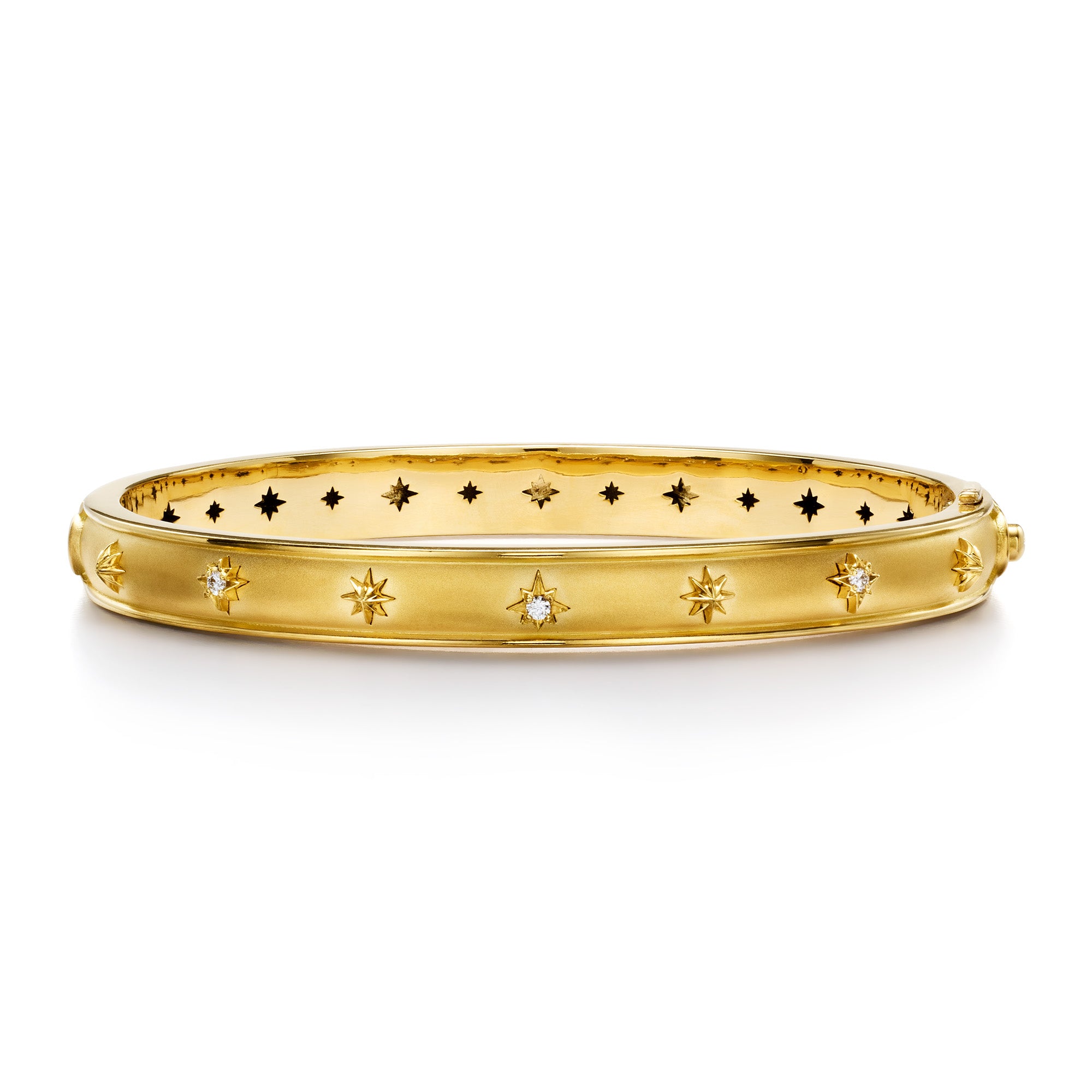 18K Diamond Star Bracelet – Temple St. Clair