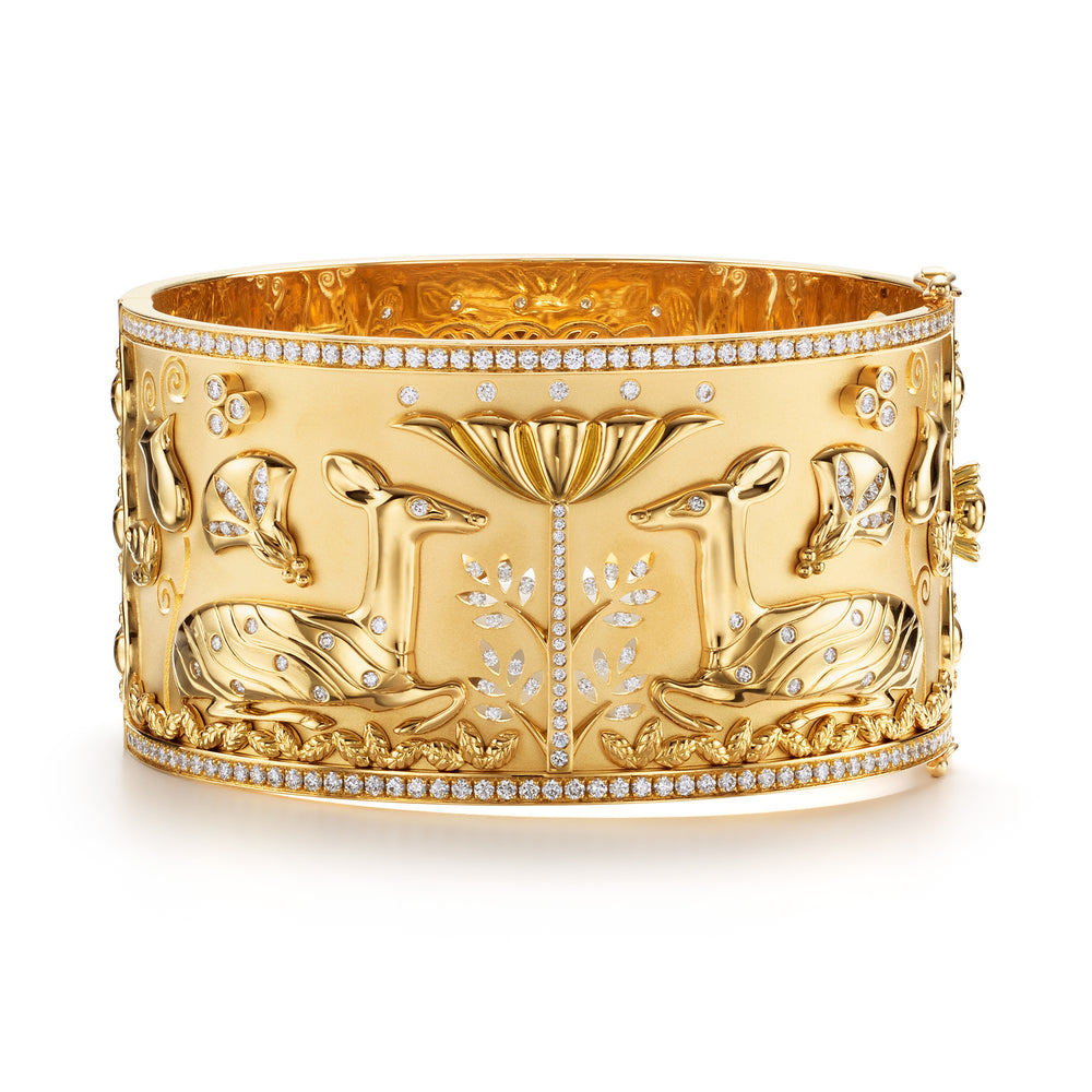 18K Deer Bracelet