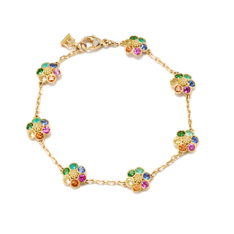 18K Fiori Link Bracelet