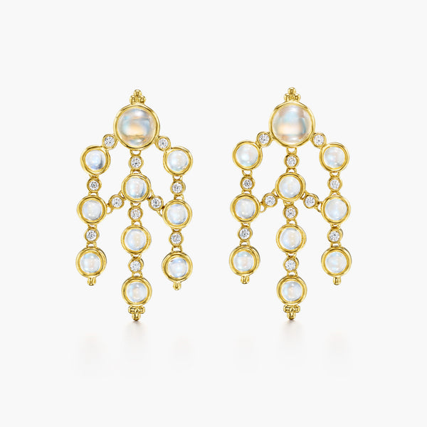 18K Galaxy Drop Earrings