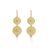 18K Orbit Star Drop Earrings