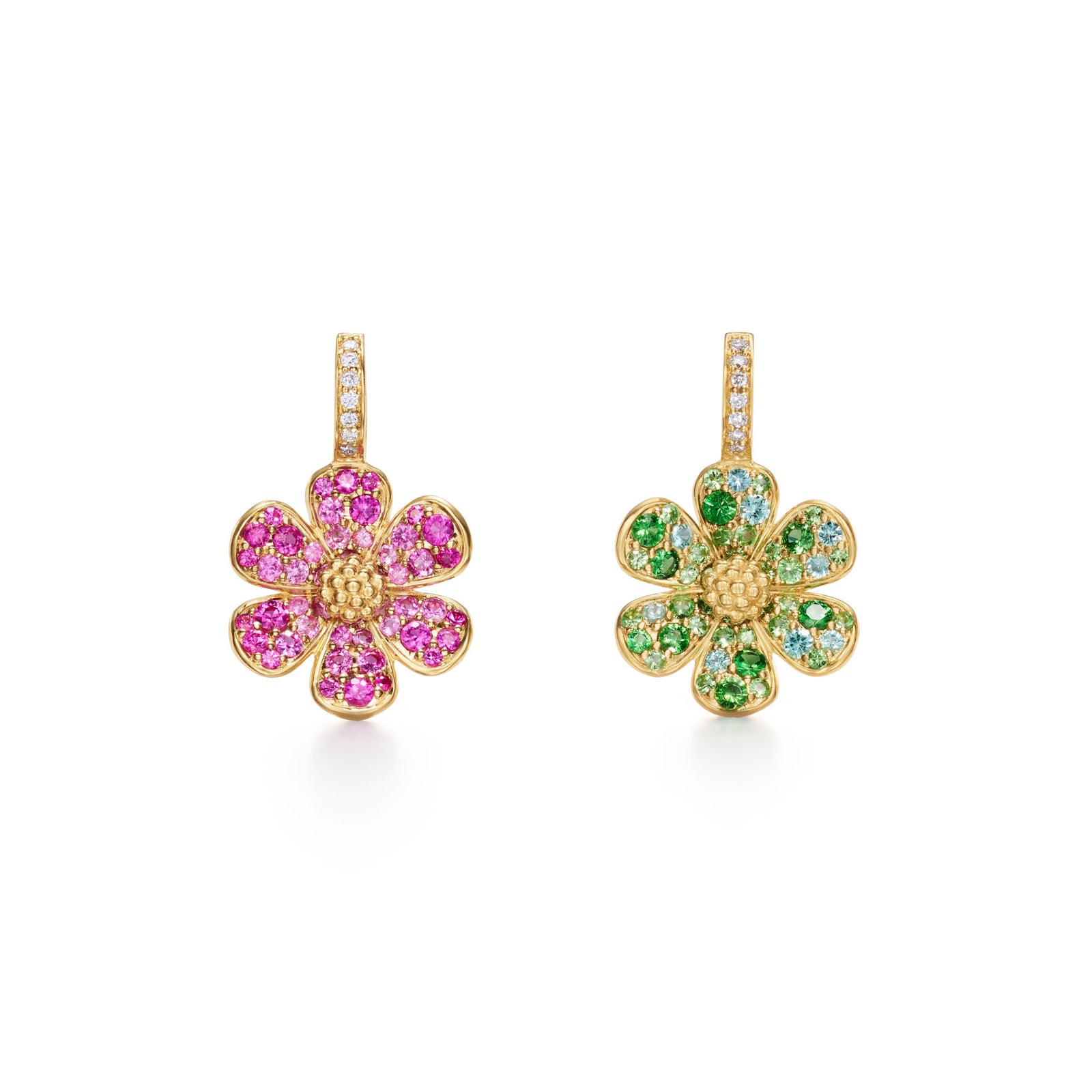 【BLACKPURPLE】23FW★ Eldora two-way earrings L Life double hoop earrings Earring WOMEN'S 18 kt Gold