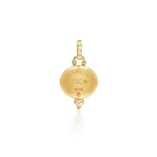 18K Cancer Pendant