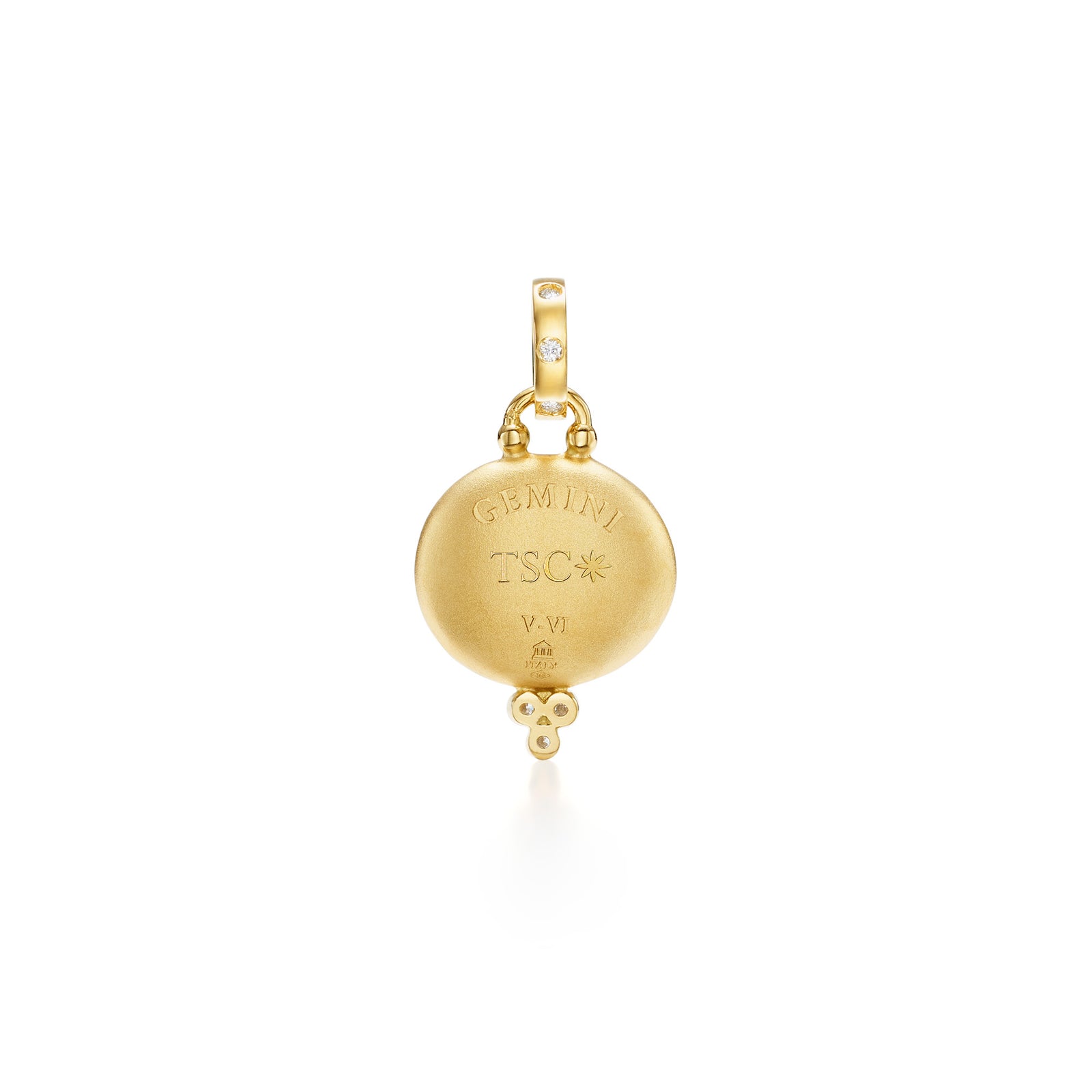 18K Gemini Pendant – Temple St. Clair