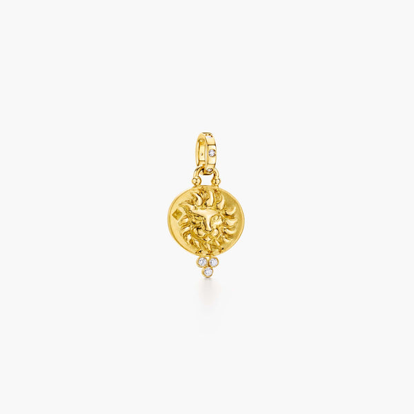 18K Leo Pendant