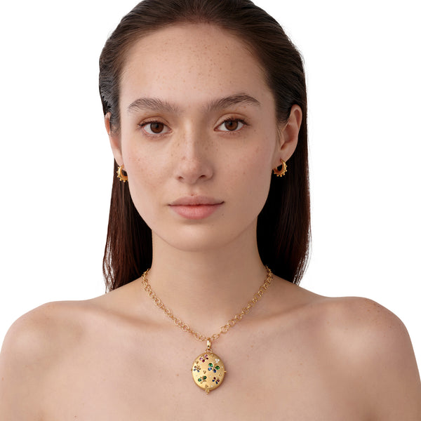 18K Precious Flutter Locket