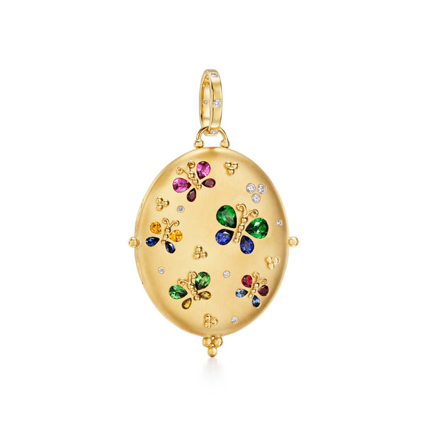 18K Precious Flutter Locket