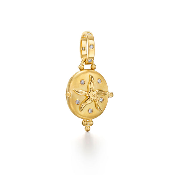 18K Small Sea Star Locket