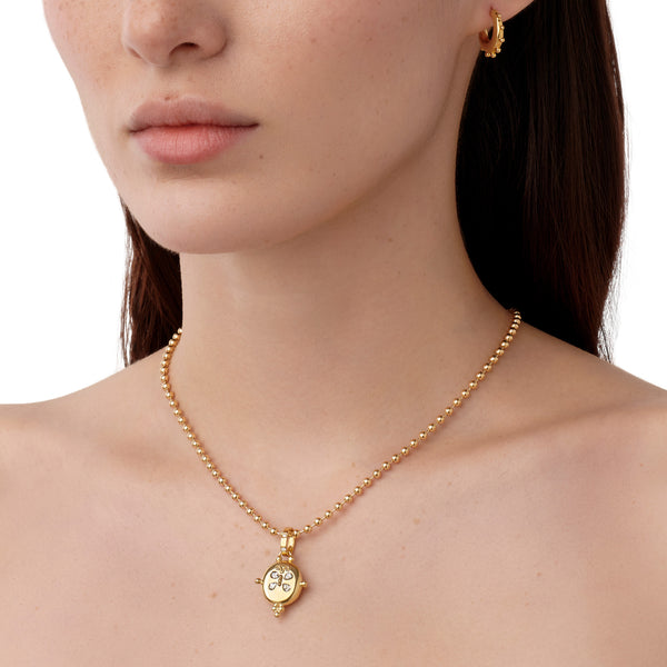 18K Diamond Butterfly Locket