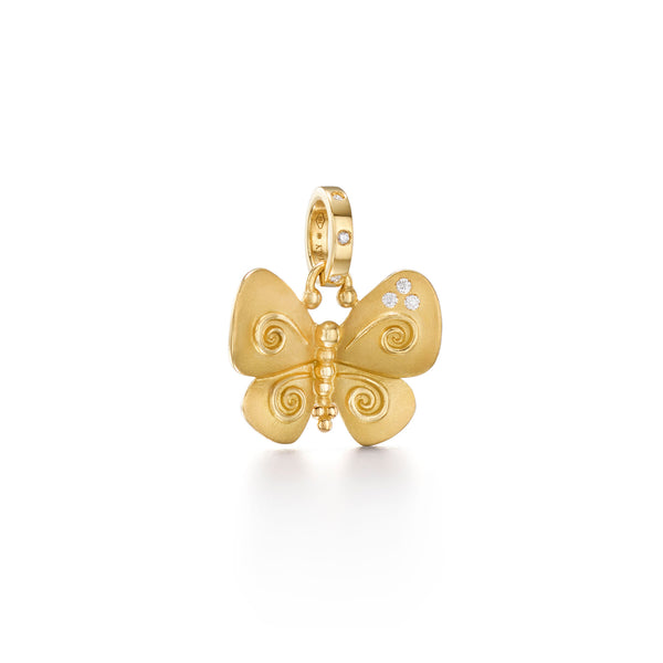 18K Golden Butterfly Pendant