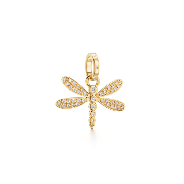 18K Dragonfly Pendant