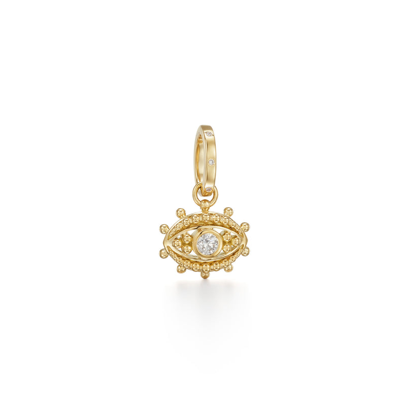 18K Small Third Eye Pendant