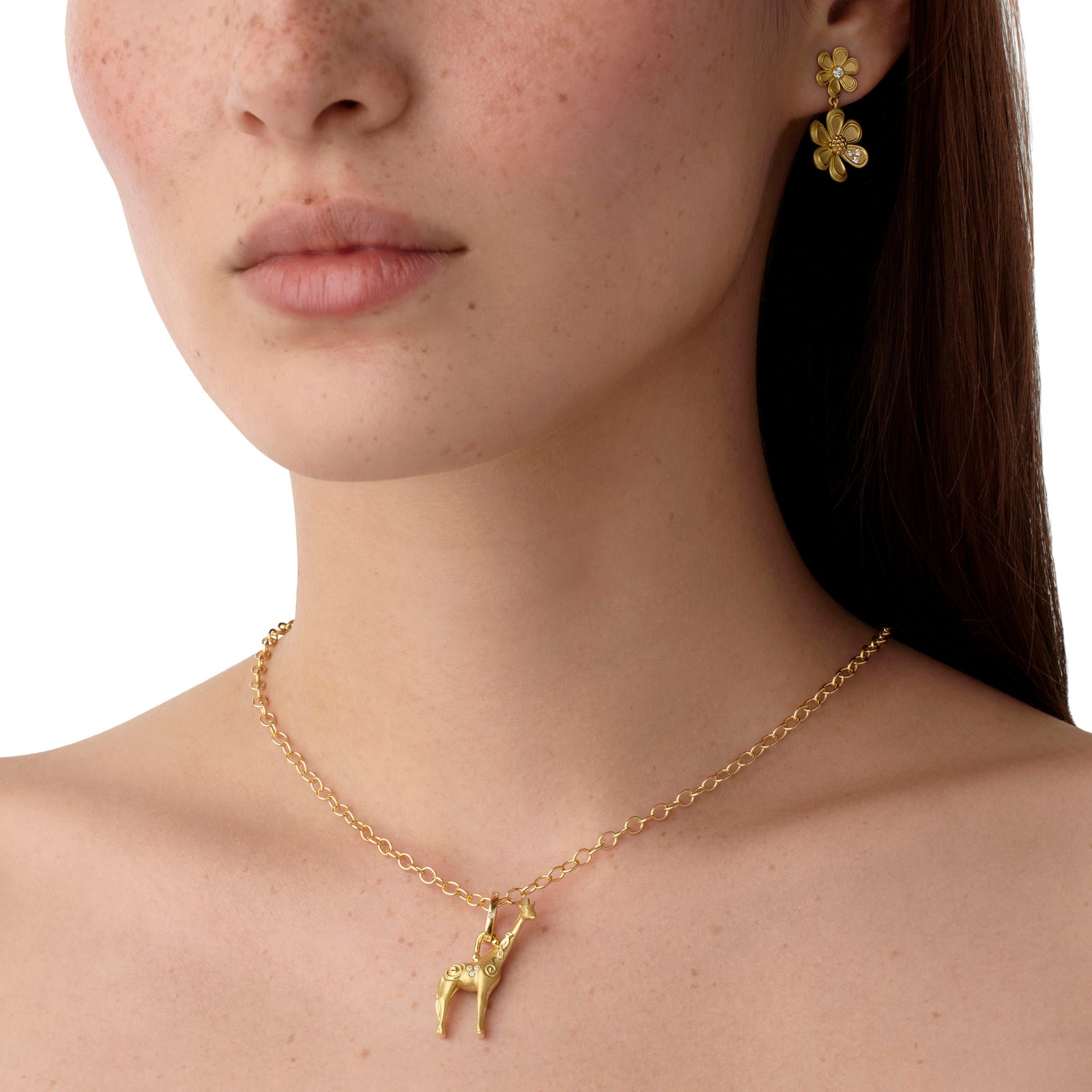 18K Twiga Giraffe Pendant – Temple St. Clair
