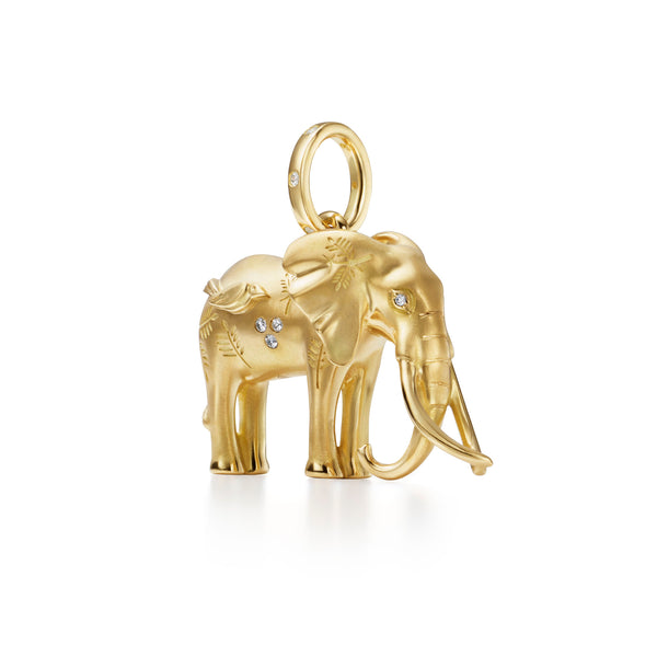 18K Tembo Elephant Pendant