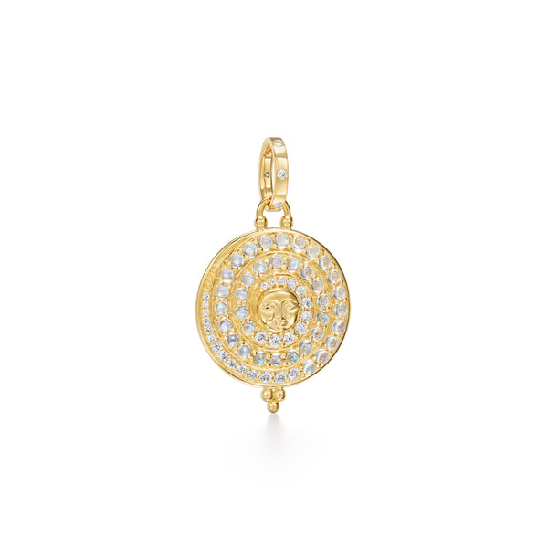 18K Small Lunar Glow Pendant