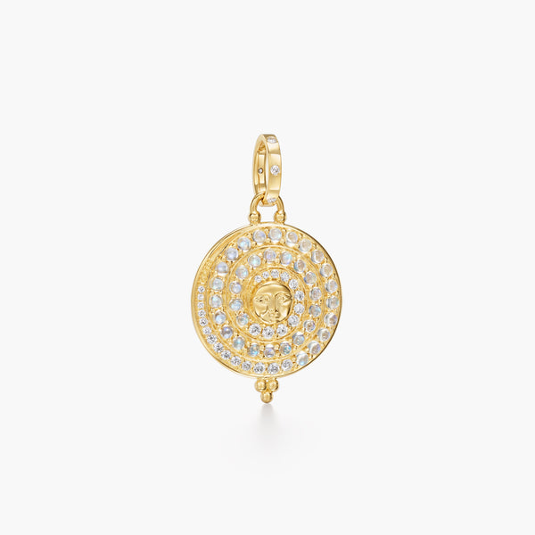18K Small Lunar Glow Pendant