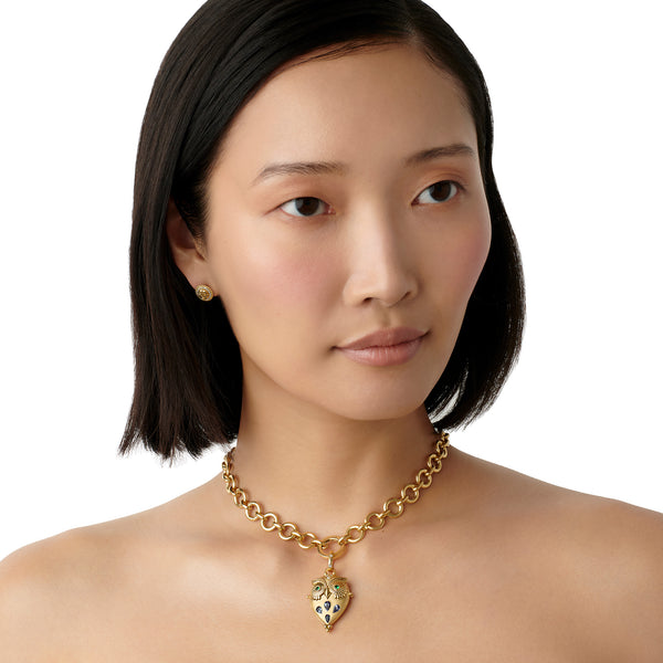 18K Tanzanite Night Owl Locket