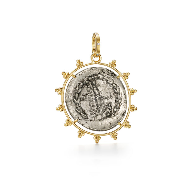 18K Apollo Coin Pendant