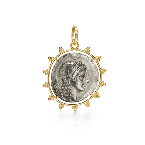 18K Apollo Coin Pendant