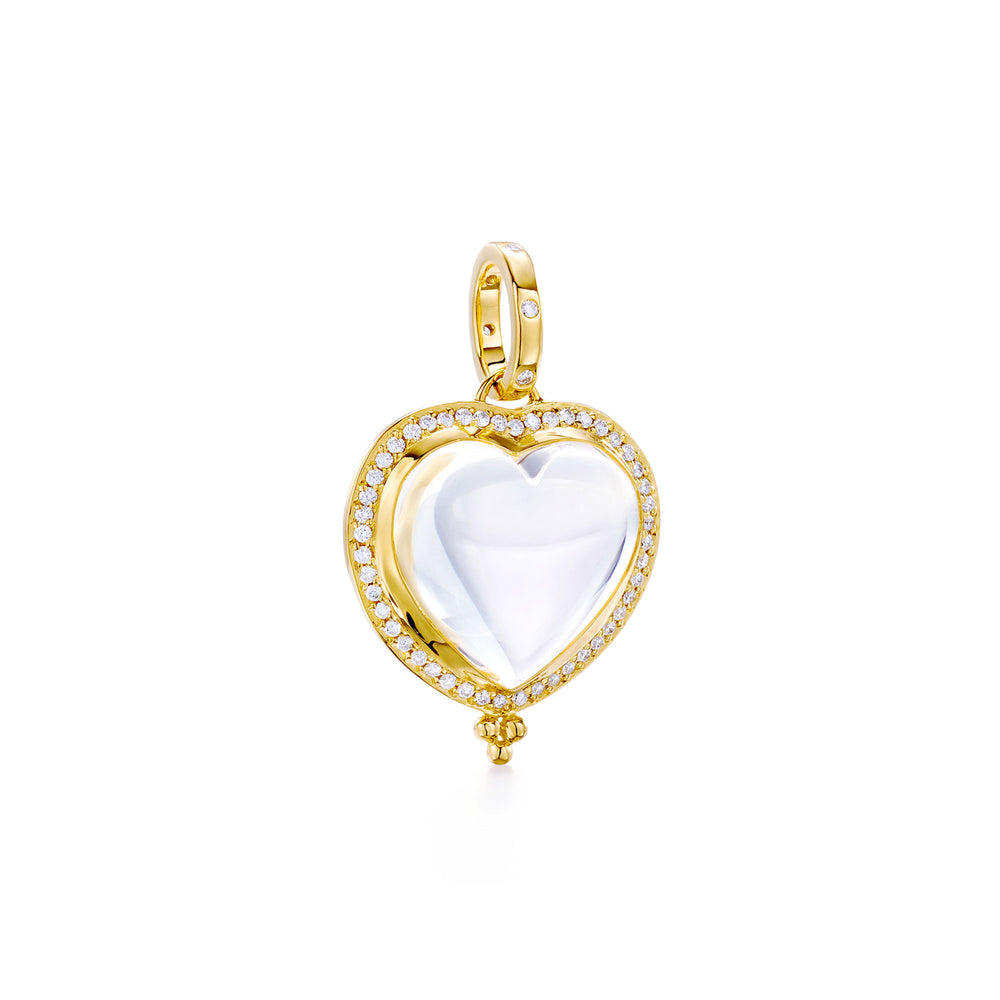 18K Pavé Heart Pendant