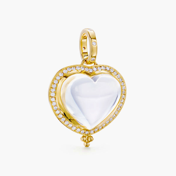 Temple St Clair Rock Crystal Heart Pendant – Bailey's Fine Jewelry