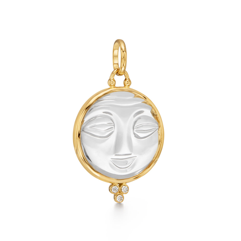 18K Moonface Pendant