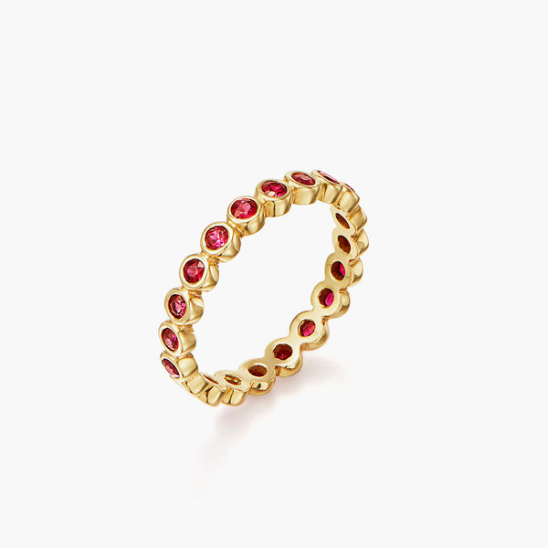 18K Ruby Eternity Ring