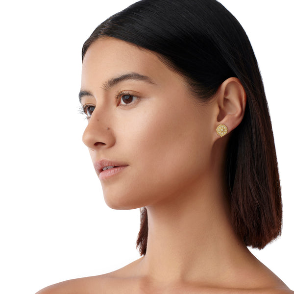 18K Orbit Star Earrings