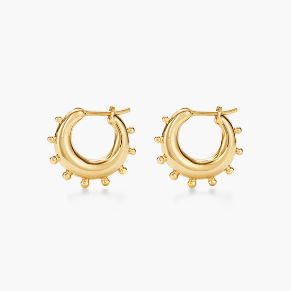 18K Yoga Hoops
