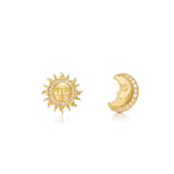 18K Sole Luna Earrings