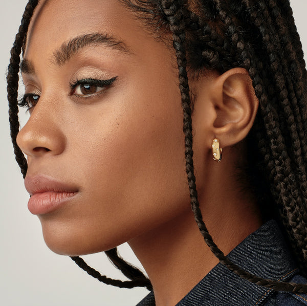 18K Cosmos Hoops