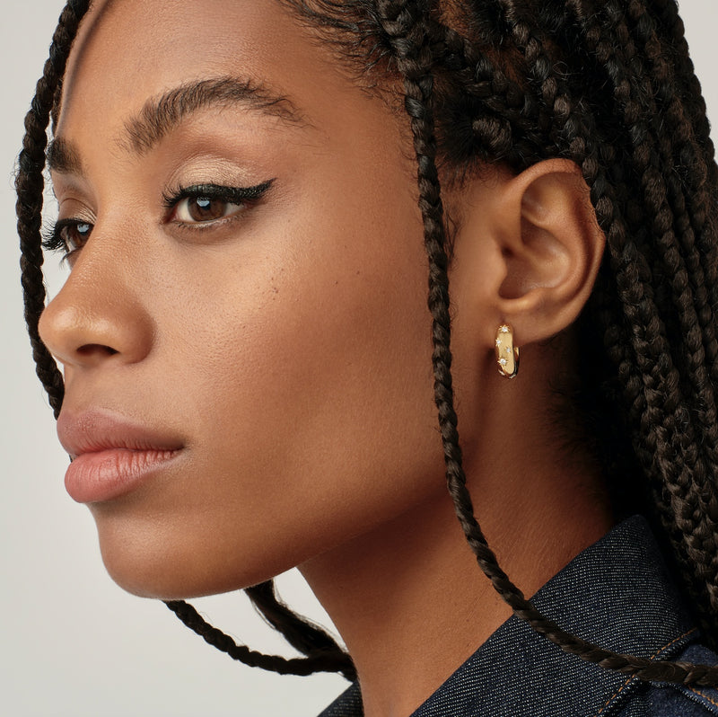 18K Cosmos Hoops