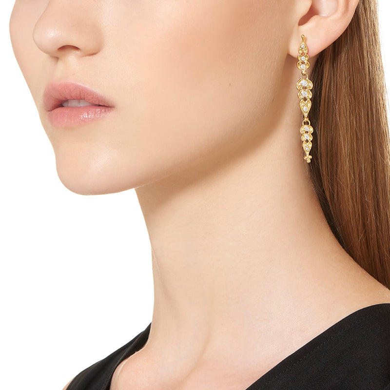 18k Dynasty Drop Earrings