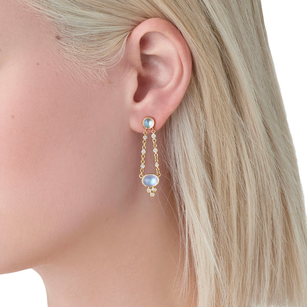 18K Swing Earrings