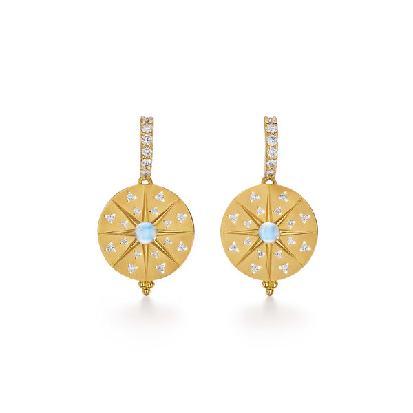 18K Sole Mandala Earrings