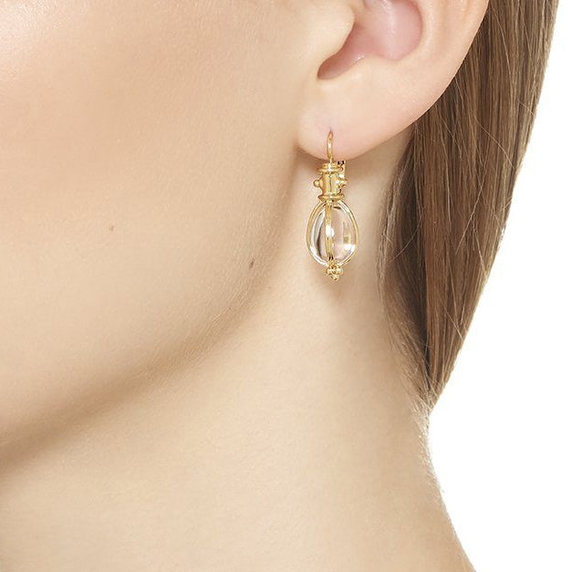 18K Classic Amulet Earrings