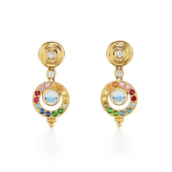 18K Double Orbit Tolomeo Earrings