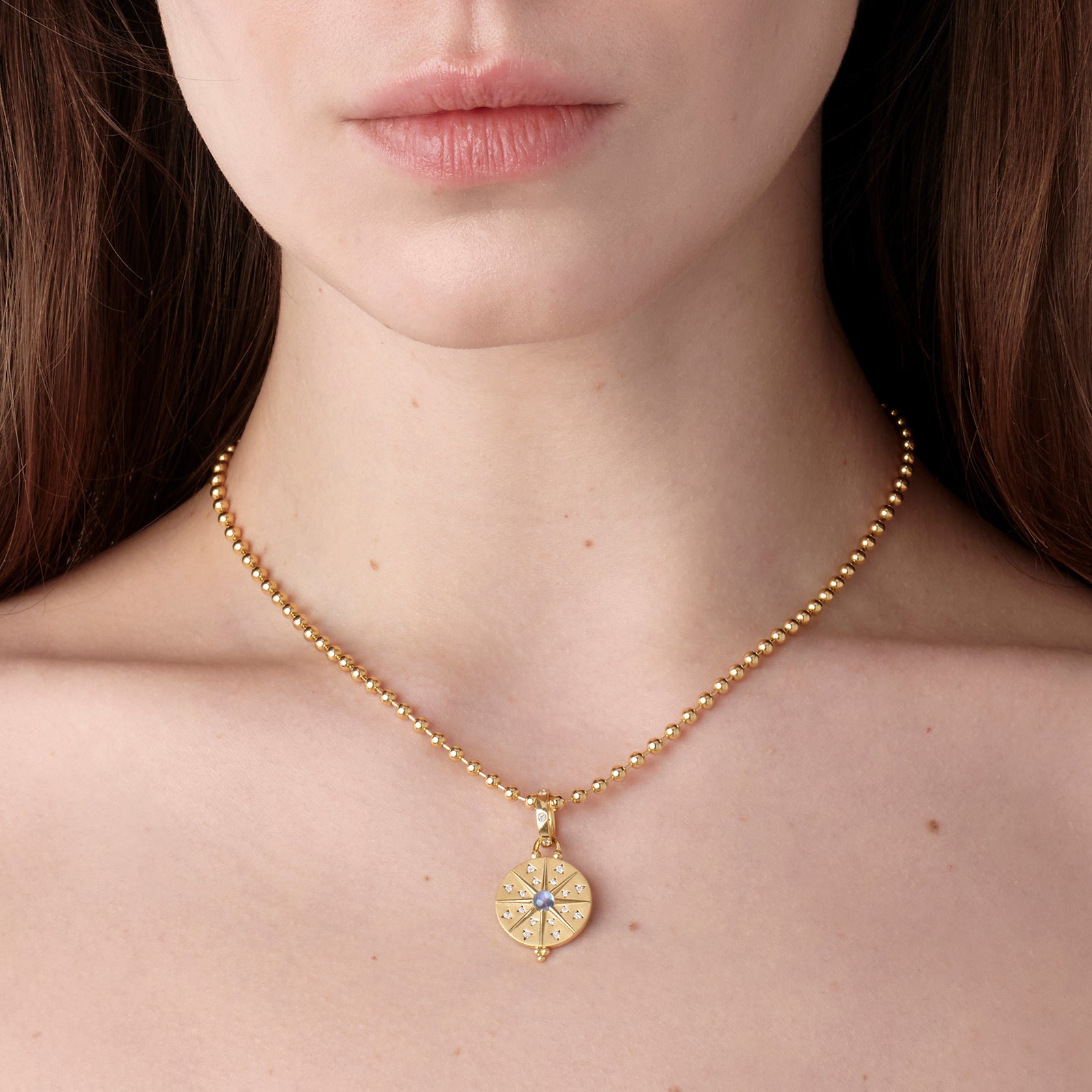 18K Sole Mandala Pendant – Temple St. Clair